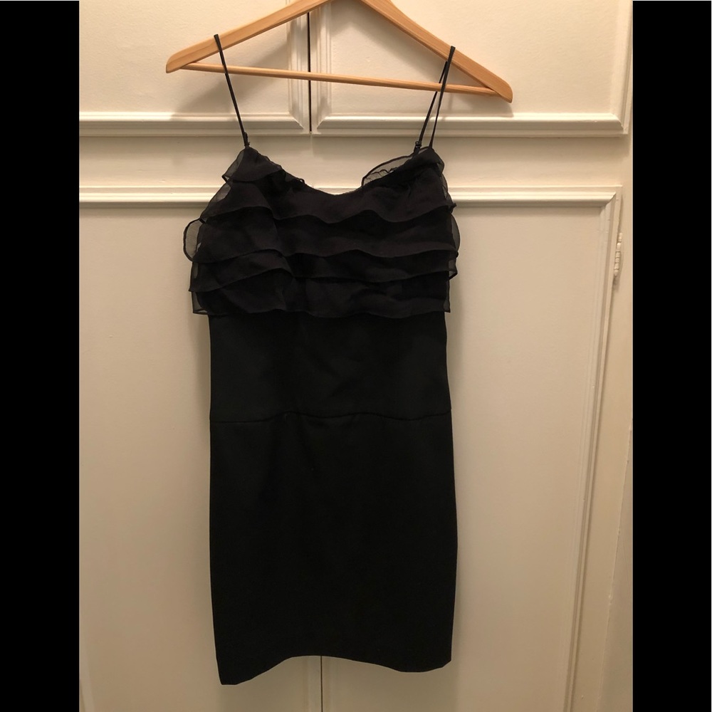 Black Halo Black Mini Dress